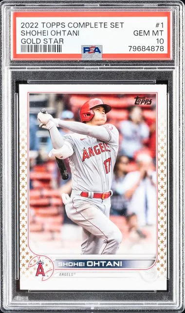 2022 Topps Complete Set Shohei Ohtani Walmart #1 card image