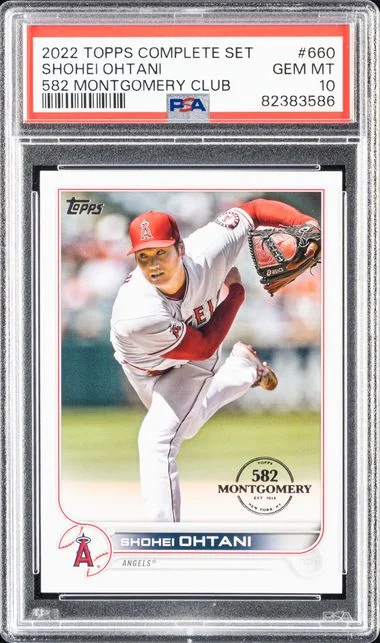 2022 Topps Complete Set Shohei Ohtani 582 Montgomery Club #660 card image