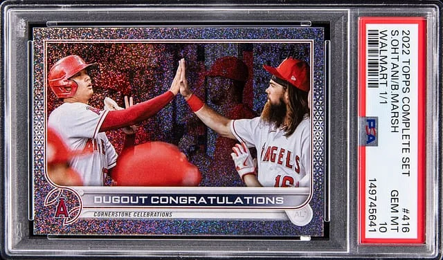 2022 Topps Complete Set Shohei Ohtani/Brandon Marsh Walmart #416 card image
