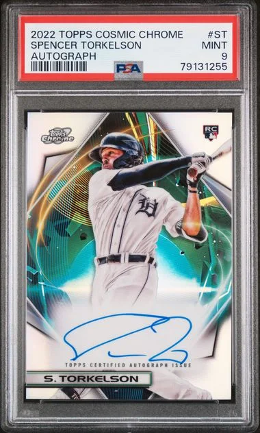 2022 Topps Cosmic Chrome Autographs St Spencer Torkelson #no-number card image