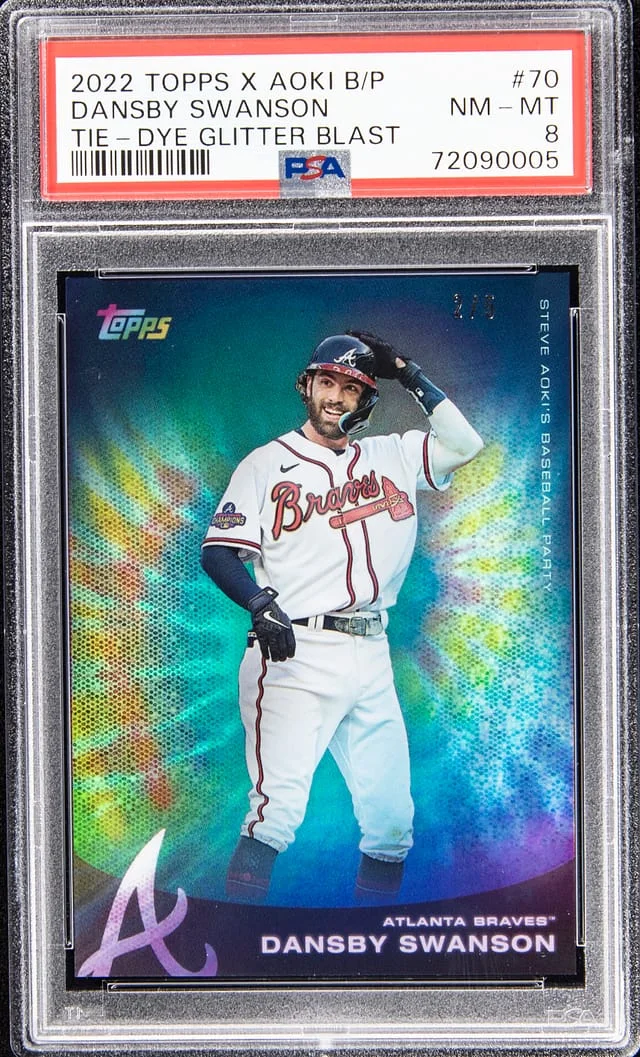 2022 Topps Dansby Swanson Aoki B/P #70 card image