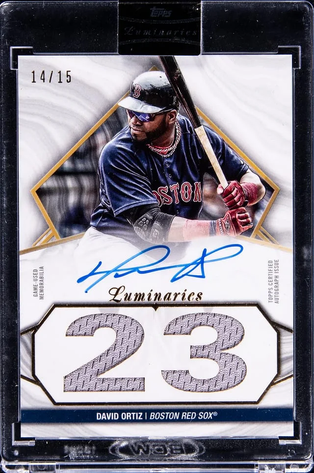 2022 Topps David Ortiz Luminaries Hit Kings Autographed Relics #HKAR-DO card image