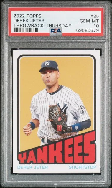 2022 Topps Derek Jeter Throwback Thursday #35 card image