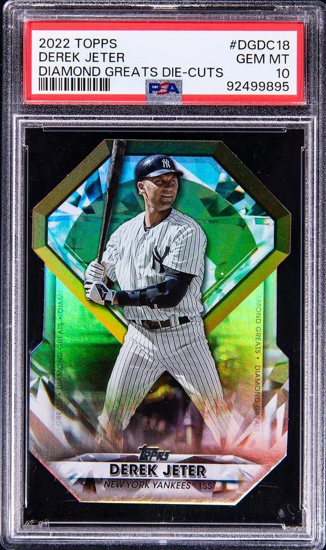 2022 Topps Derek Jeter Diamond Greats Die-Cuts #DGDC-18 card image
