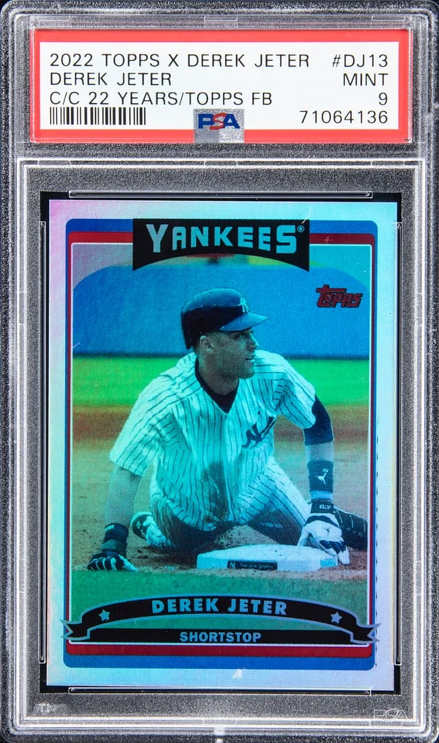 2022 Topps Derek Jeter X Call Of The Captain 22 Years Of Topps Foilboard #DJ13 card image