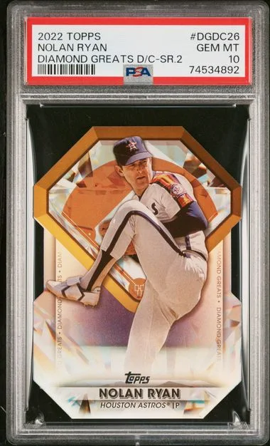 2022 Topps Dgdc26 Nolan Ryan Diamond Greats Die-Cuts Series #2 card image