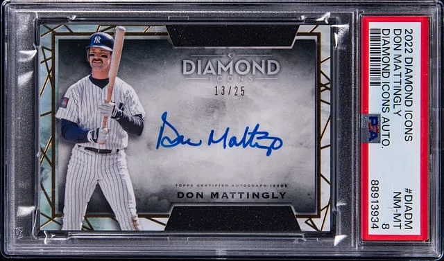 2022 Topps Don Mattingly Diamond Icons Autograph #DIA-DM card image