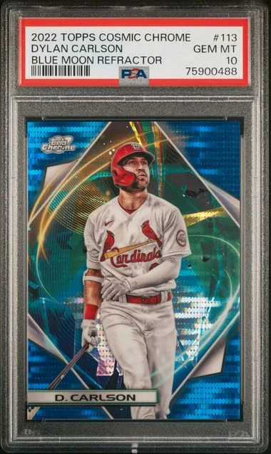 2022 Topps Dylan Carlson Cosmic Chrome Refractor #113 card image