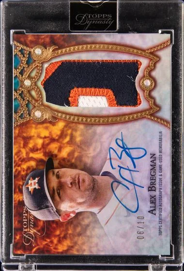2022 Topps Dynasty Alex Bregman Autograph Patch #DAP-AB4 card image
