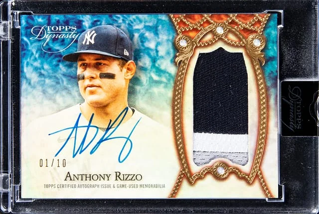 2022 Topps Dynasty Anthony Rizzo Autograph Patch #DAP-ARI9 card image