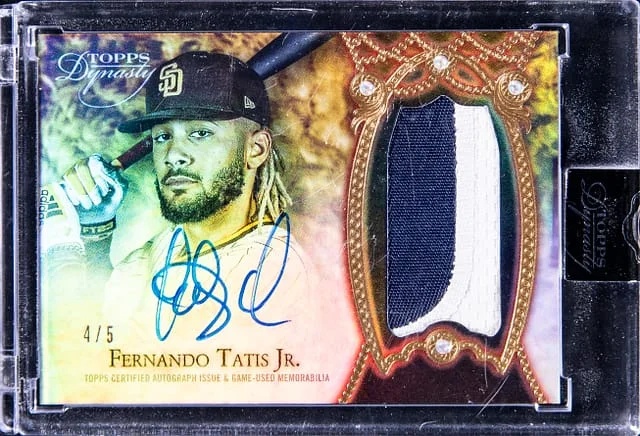2022 Topps Dynasty Fernando Tatis Jr. Autographed Patch Black #DAP-FTAS card image