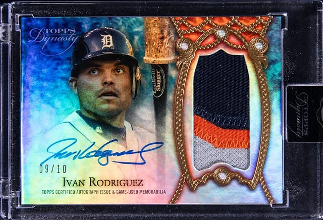 2022 Topps Dynasty Ivan Rodriguez #DAP-IR3 card image