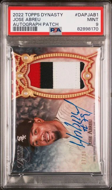 2022 Topps Dynasty Jose Abreu Autographed Patch #Dapjab1 card image