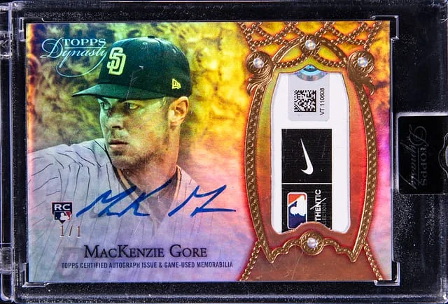 2022 Topps Dynasty Mackenzie Gore Autograph Patch #DAP-MG04 card image
