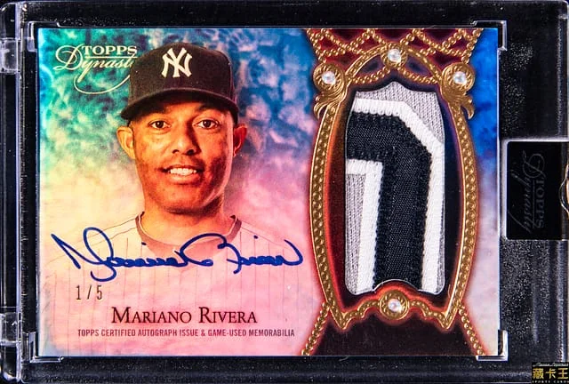 2022 Topps Dynasty Mariano Rivera Autograph Patch #DAP-MR2 card image
