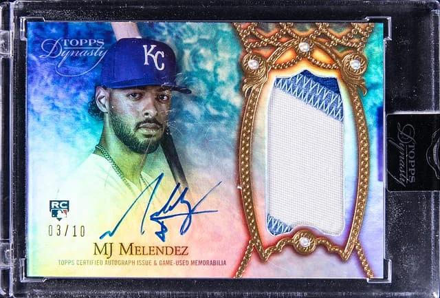2022 Topps Dynasty Mj Melendez Dual Autograph Patch #DAP-MJM card image