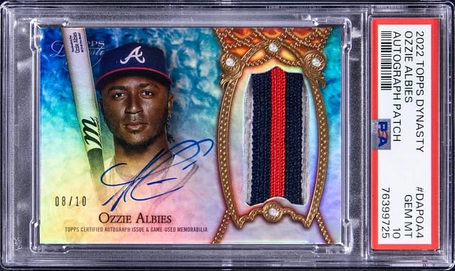 2022 Topps Dynasty Ozzie Albies #DAPOA4 card image
