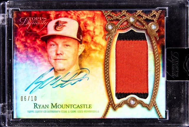 2022 Topps Dynasty Ryan Mountcastle Autograph Patch #DAP-RM3 card image