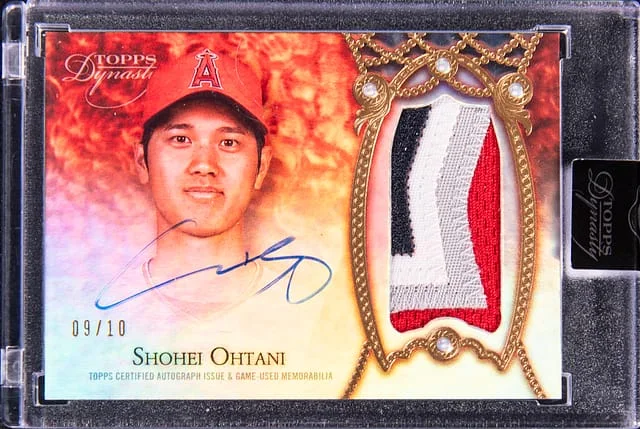 2022 Topps Dynasty Shohei Ohtani Dynastic Deed #DAP-S02 card image