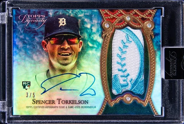 2022 Topps Dynasty Spencer Torkelson Autograph Patch #DAP-ST1 card image