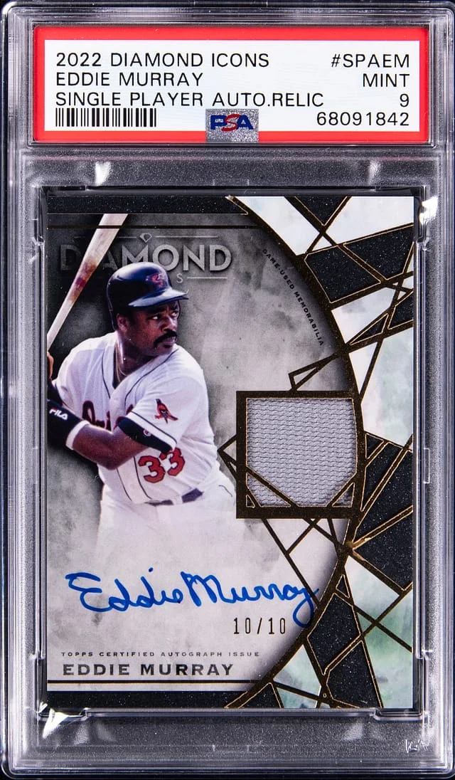 2022 Topps Eddie Murray Diamond Icons Single Player #SPAEM card image