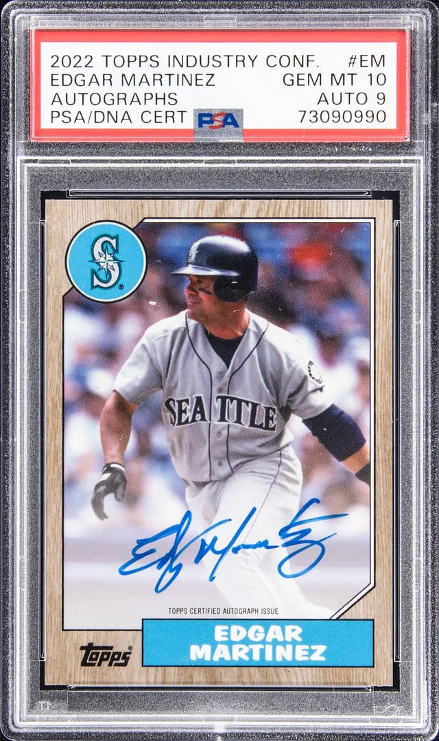2022 Topps Edgar Martinez Industry Conference Autographs #EM card image