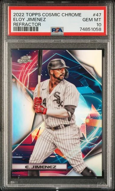 2022 Topps Eloy Jimenez Cosmic Chrome Refractor #47 card image