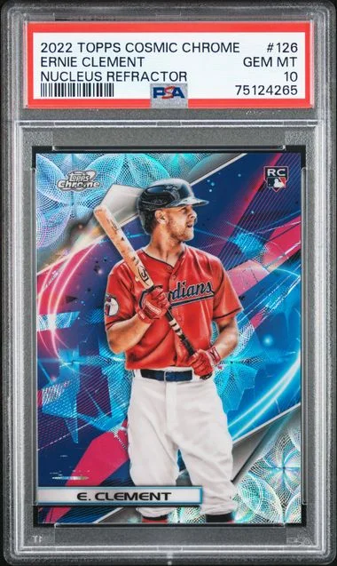2022 Topps Ernie Clement Cosmic Chrome Refractor #126 card image