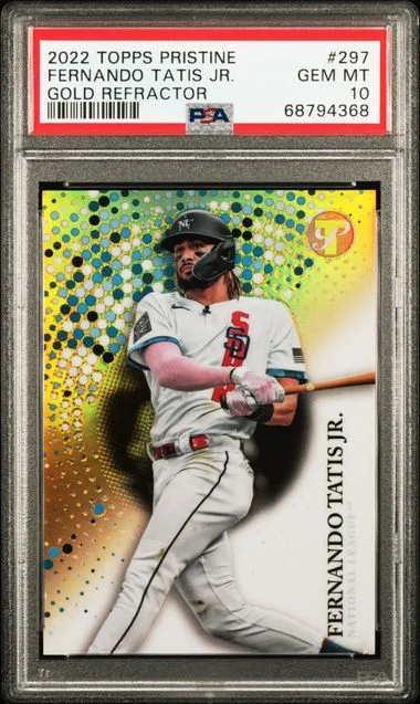 2022 Topps Fernando Tatis Jr. Pristine Purple Refractor #297 card image