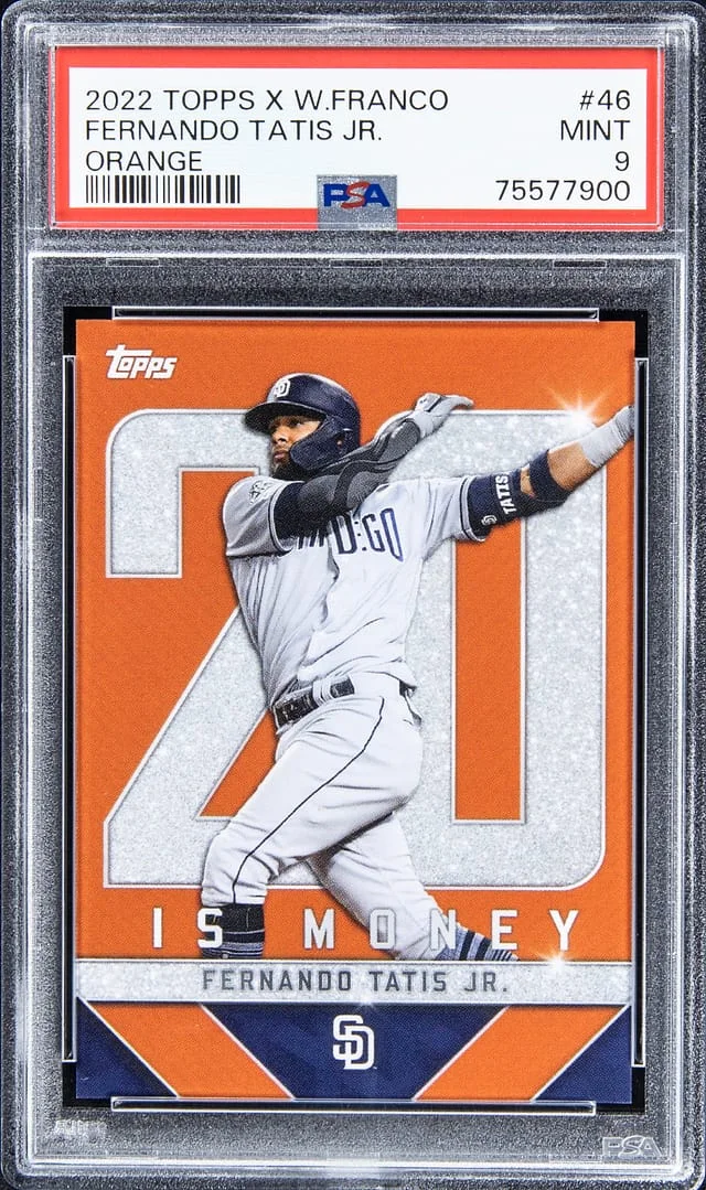 2022 Topps Fernando Tatis Jr. x Franco Orange #46 card image