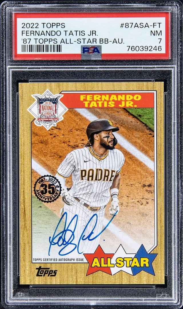 2022 Topps Fernando Tatis Jr 87 Topps All-Star BB-AU. #87ASA-FT card image