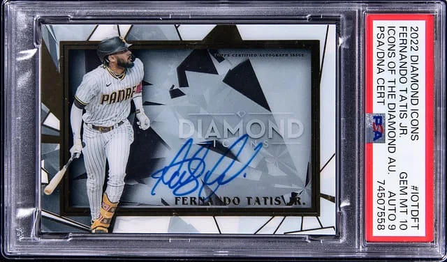 2022 Topps Fernando Tatis Jr. Diamond Icons Of The Diamond Autograph #IOTD-FT card image