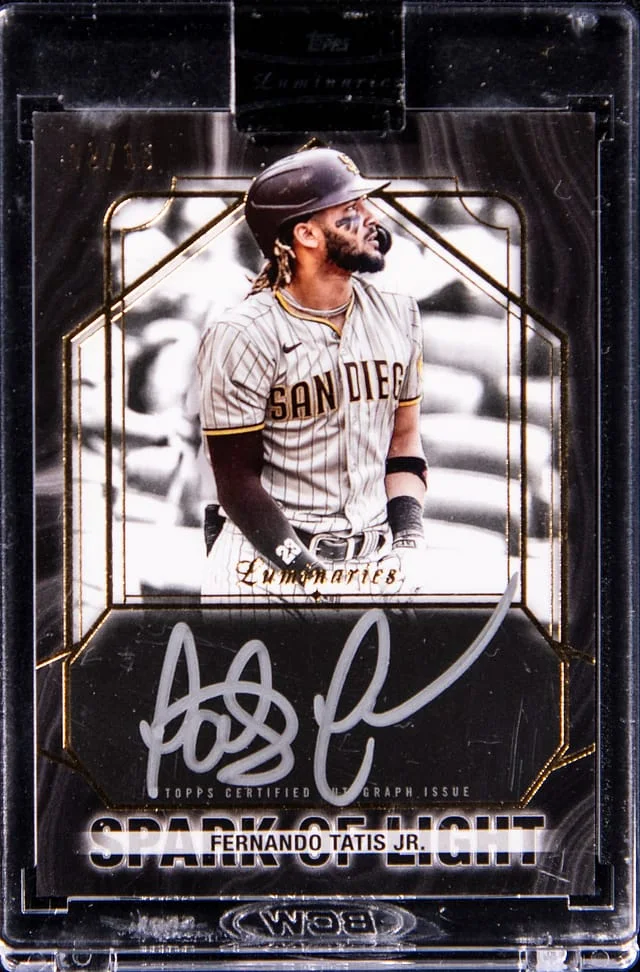 2022 Topps Fernando Tatis Jr. Luminaries Sparks of Light #SLA-FT card image