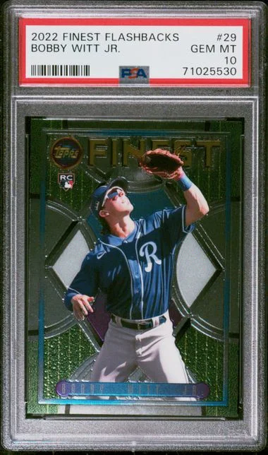 2022 Topps Finest Bobby Witt Jr. Flashbacks #29 card image