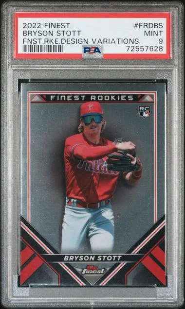 2022 Topps Finest Bryson Stott Design Variations #FRD-BS card image