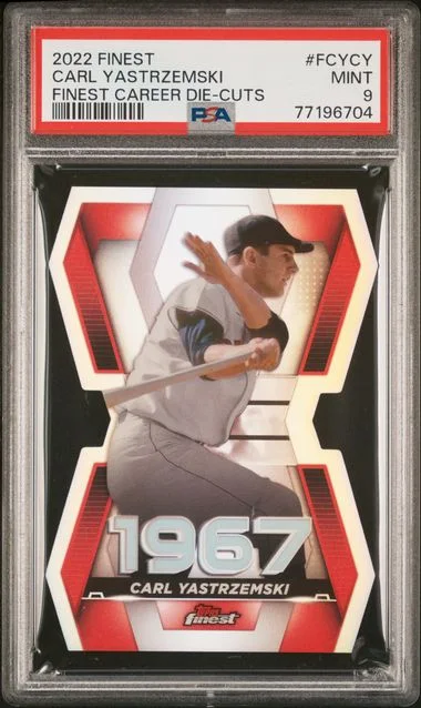 2022 Topps Finest Carl Yastrzemski Finest Career Die-Cuts #FCYCY card image