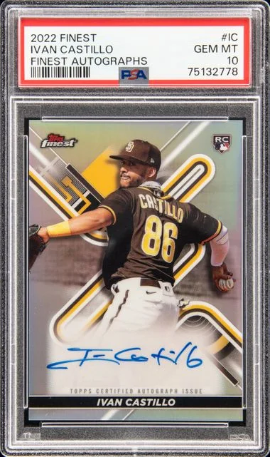 2022 Topps Finest Ivan Castillo Finest Autographs #Ic card image