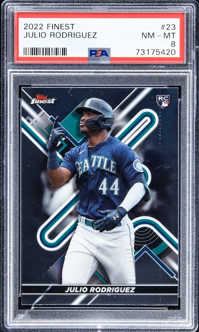 2022 Topps Finest Julio Rodriguez #no-number card image