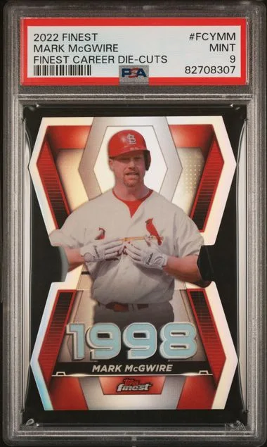 2022 Topps Finest Mark Mcgwire Finest Career Die-Cuts #FCY-MM card image