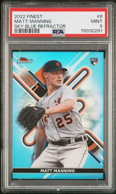 2022 Topps Finest Matt Manning #6 card image