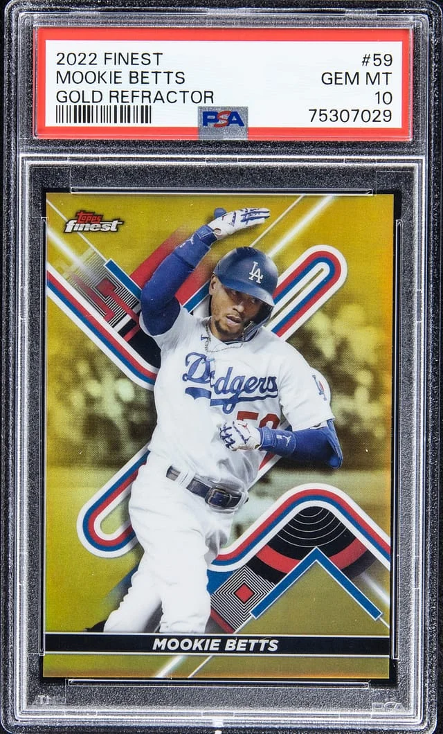 2022 Topps Finest Mookie Betts Refractor #59 card image