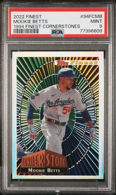 2022 Topps Finest Mookie Betts 1994 Finest Conerstones #94Fcmb card image