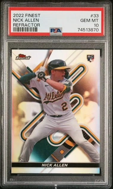 2022 Topps Finest Nick Allen #33 card image
