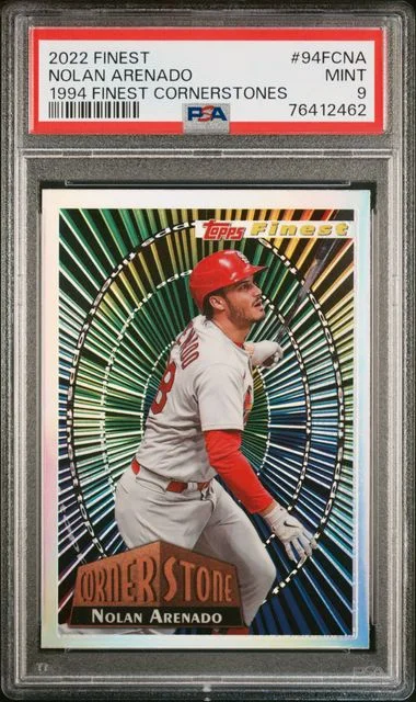 2022 Topps Finest Nolan Arenado 1994 Finest Conerstones #94Fcna card image
