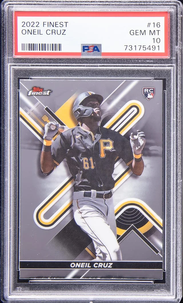 2022 Topps Finest Oneil Cruz #16 card image