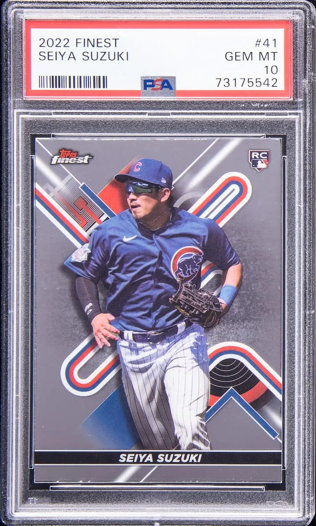 2022 Topps Finest Seiya Suzki #41 card image