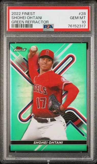 2022 Topps Finest Shohei Ohtani #28 card image