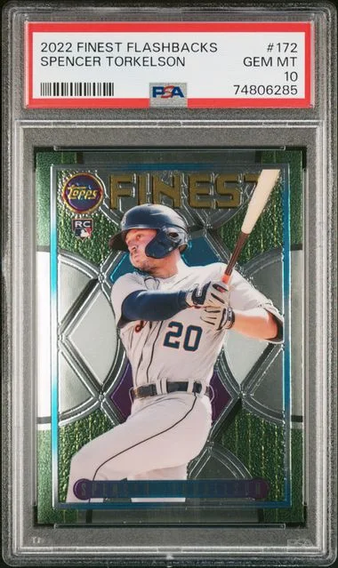 2022 Topps Finest Spencer Torkelson Flashbacks #172 card image