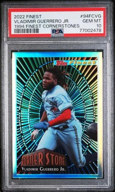 2022 Topps Finest Vladimir Guerrero Jr. 1994 Finest Conerstones #94FCVG card image