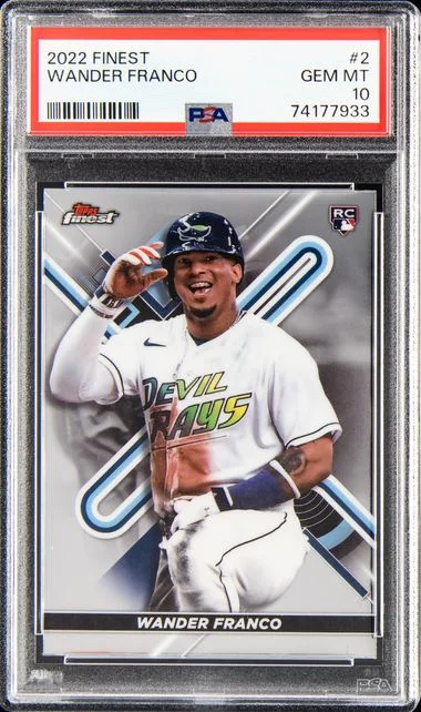 2022 Topps Finest Wander Franco #2 card image
